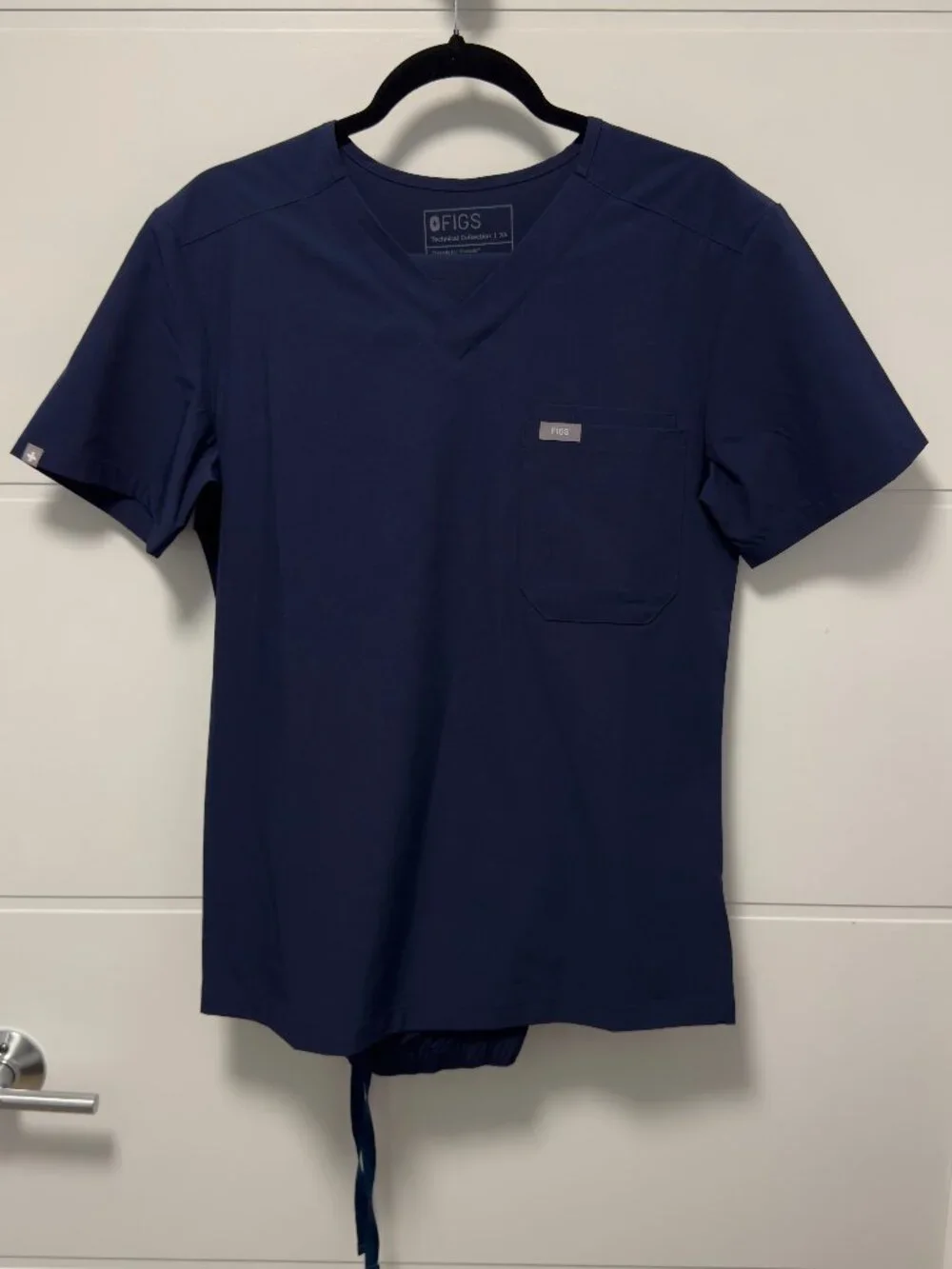 Eclipse Blue Figs Scrub Set (Top + Pants)